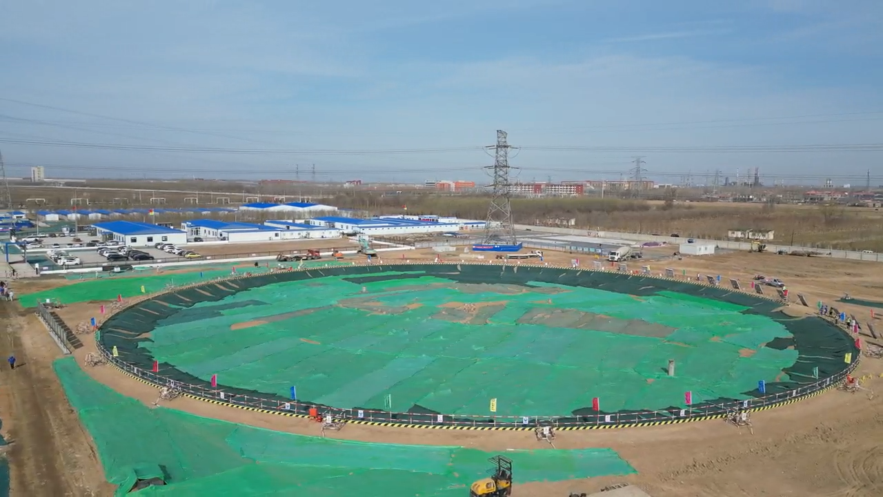 【工程播報】任丘熱電二期2×350MW熱電聯產項目冷卻塔工程開工